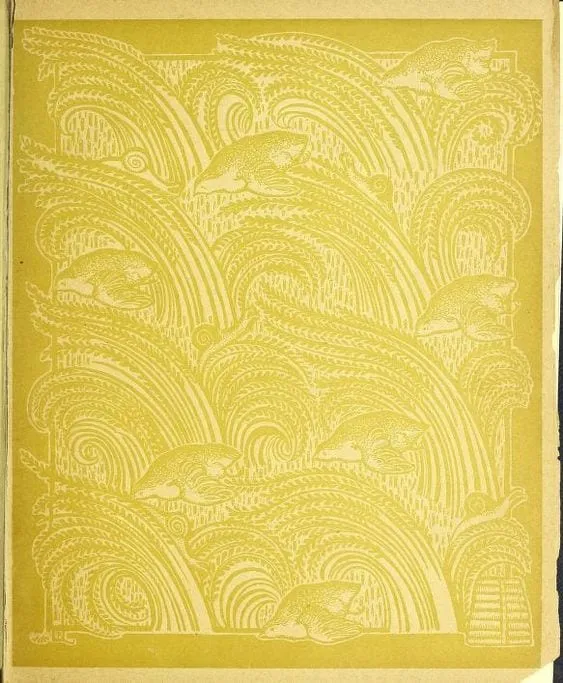 Binding design for A House of Pomegranates (1891), Charles Ricketts