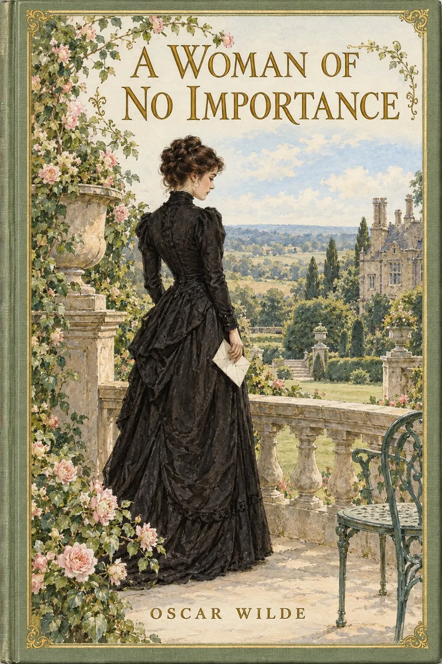 Painted cover for A Woman of No Importance