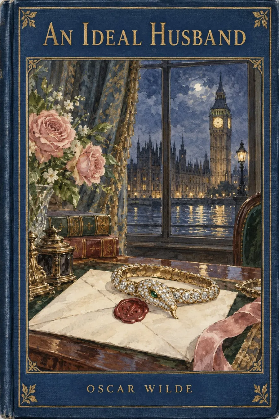 Painted cover for An Ideal Husband