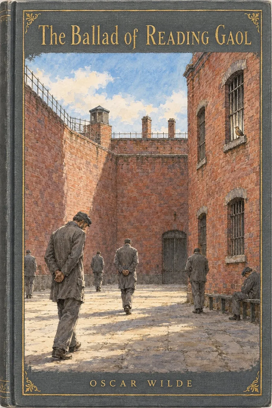 Painted cover for The Ballad of Reading Gaol