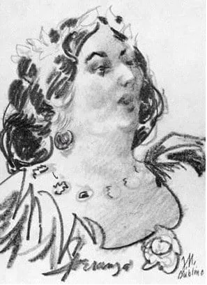 Lady Jane Wilde ('Speranza'), attributed to George Morosini