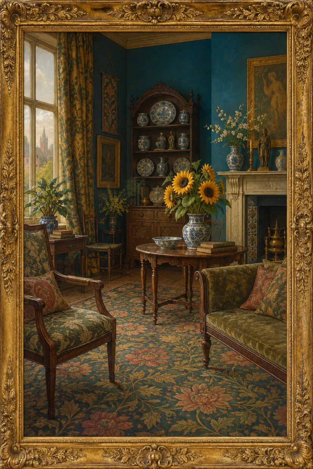 Painted cover for House Decoration