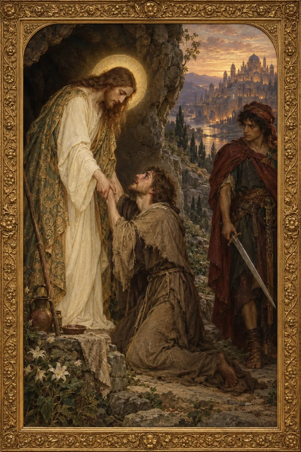 Painting for The Teacher of Wisdom