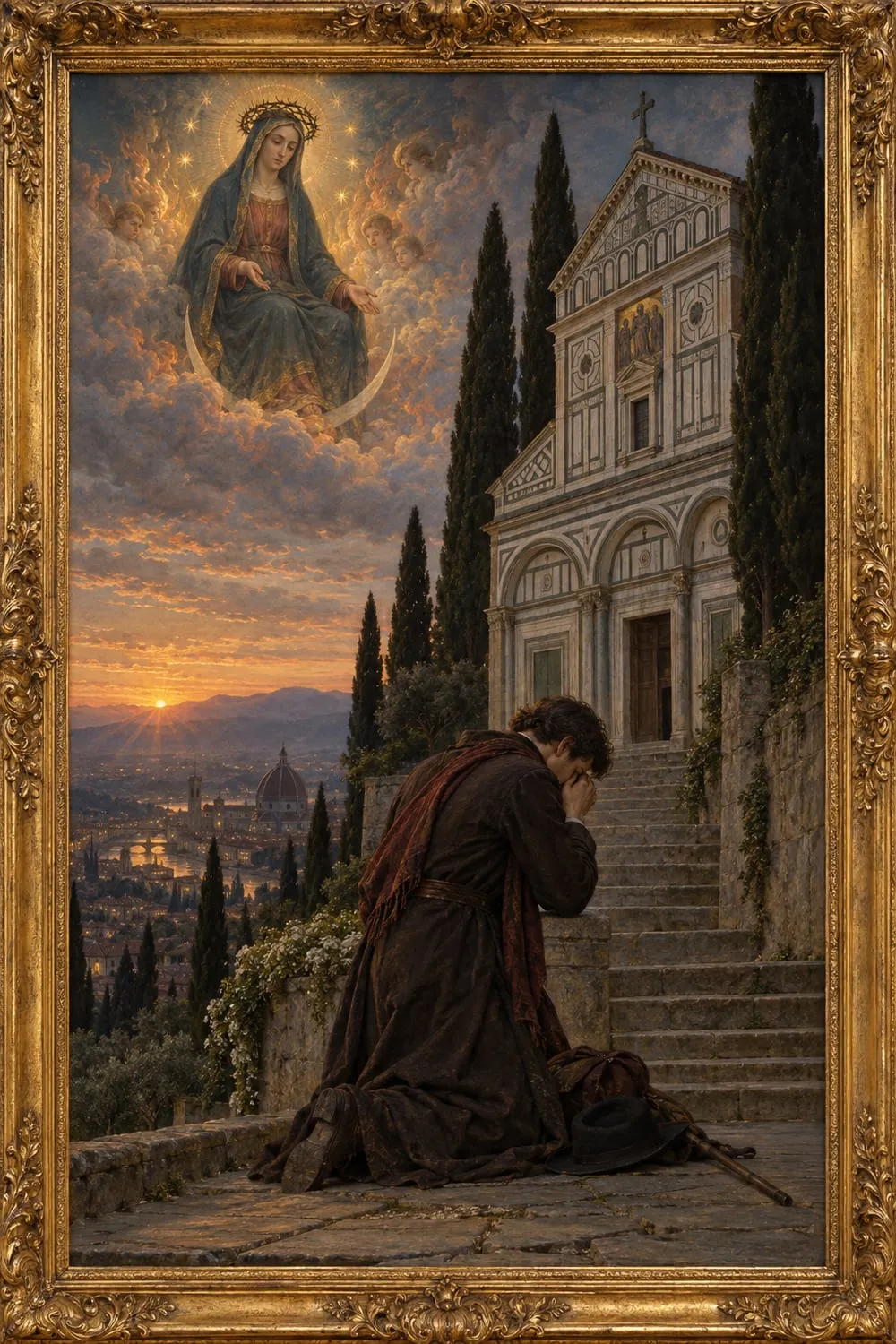 Painted cover for San Miniato