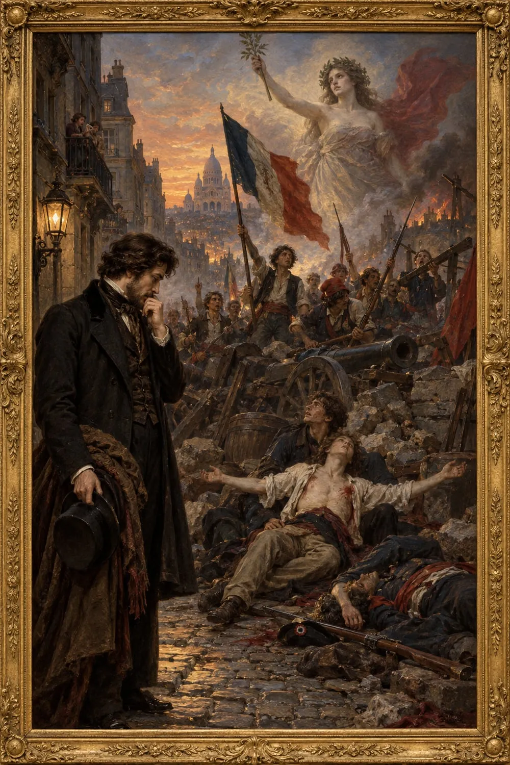 Painted cover for Sonnet to Liberty