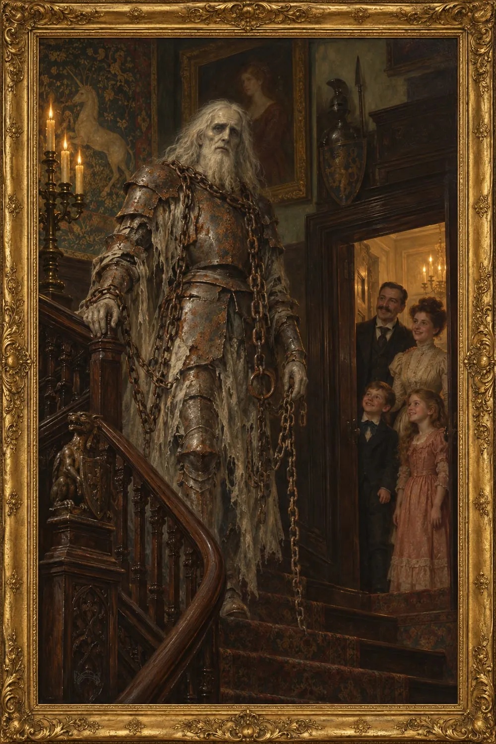 Painting for The Canterville Ghost