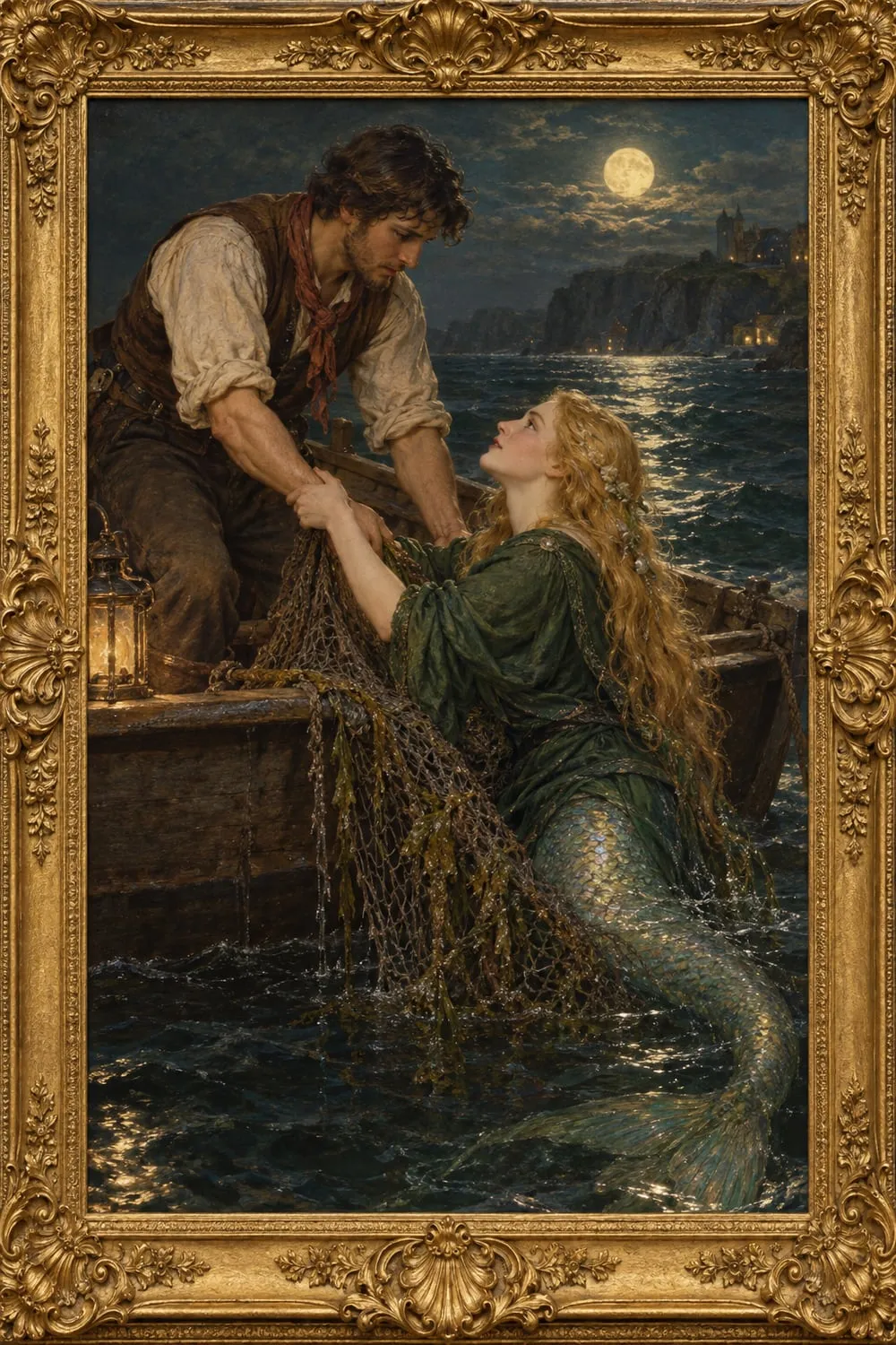 Painting for The Fisherman and His Soul