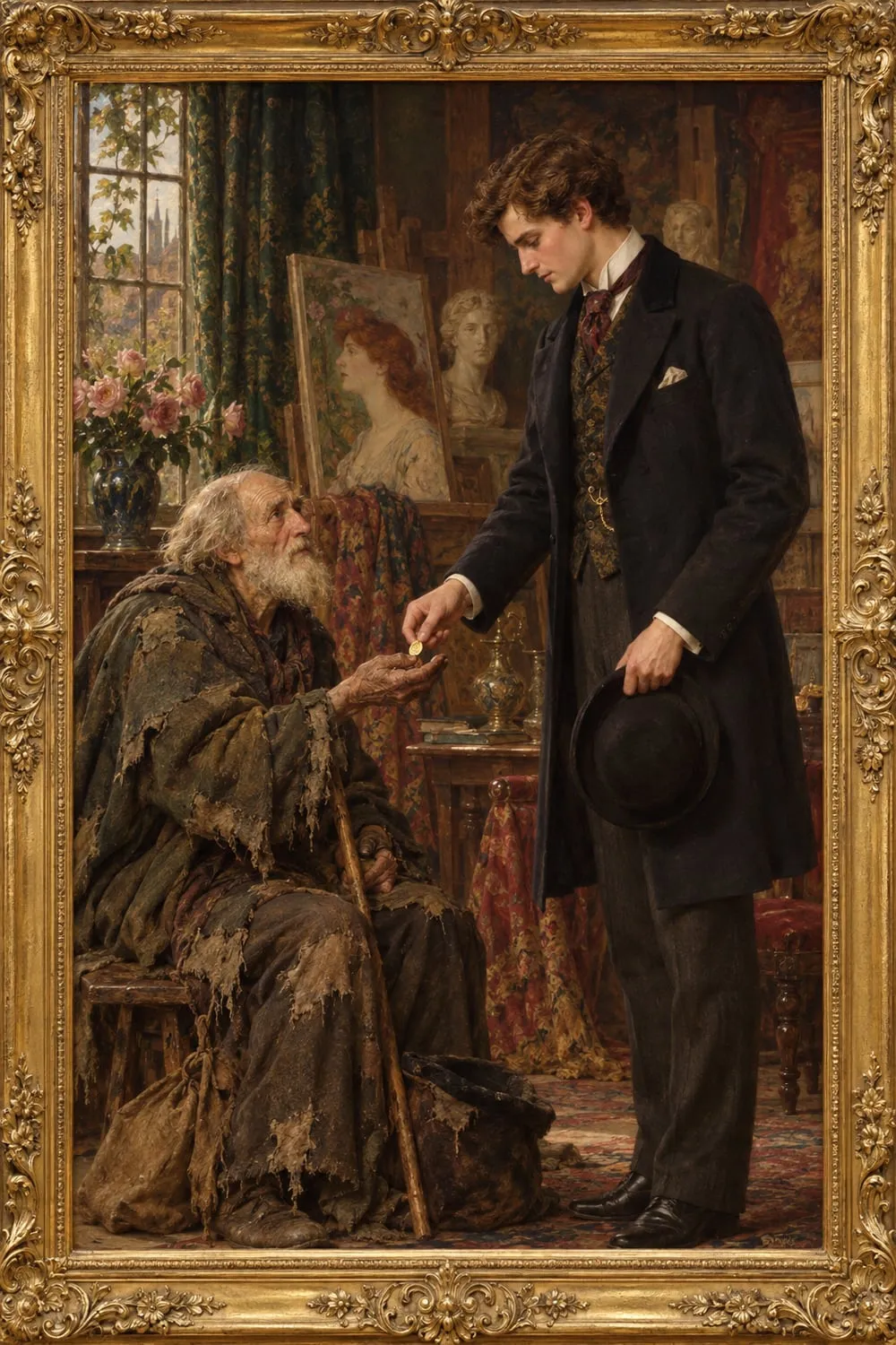 Painting for The Model Millionaire