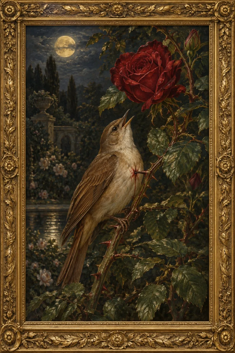 Painting for The Nightingale and the Rose