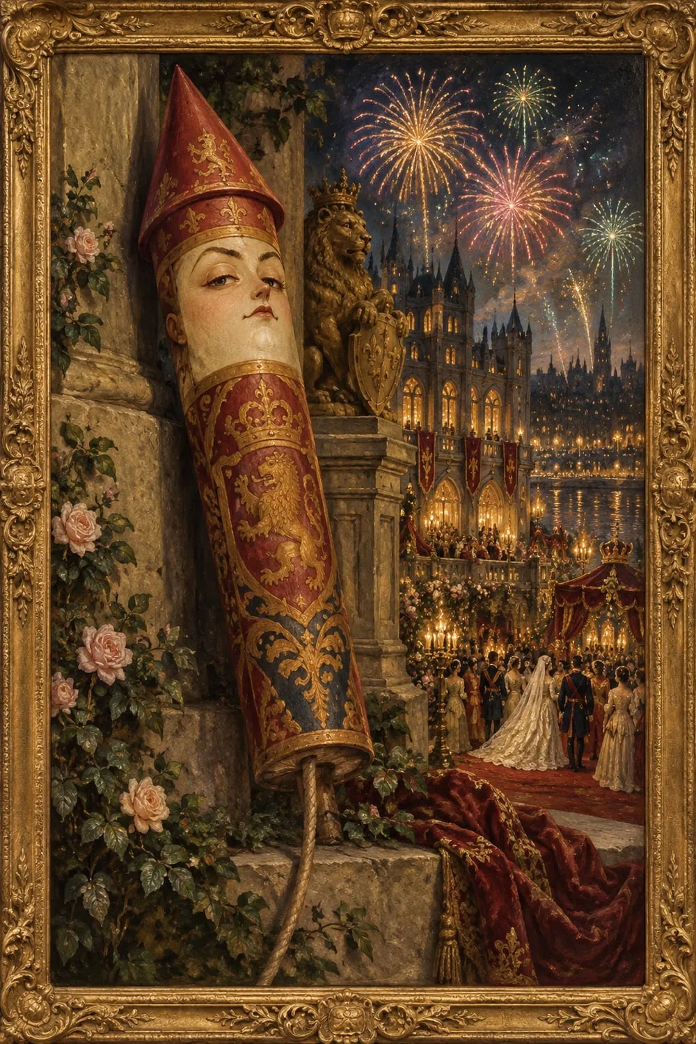 Painting for The Remarkable Rocket