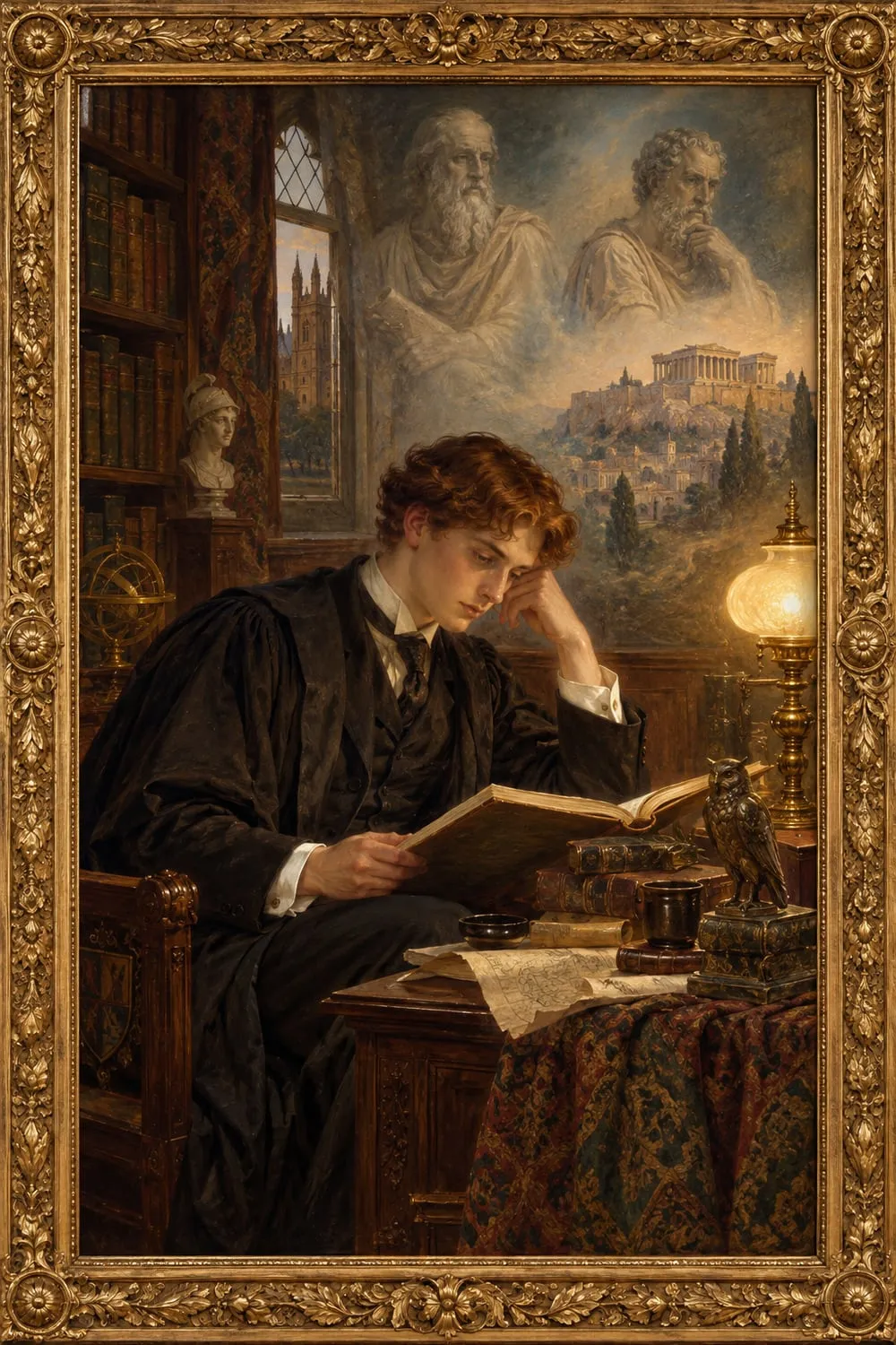 Painted cover for The Rise of Historical Criticism