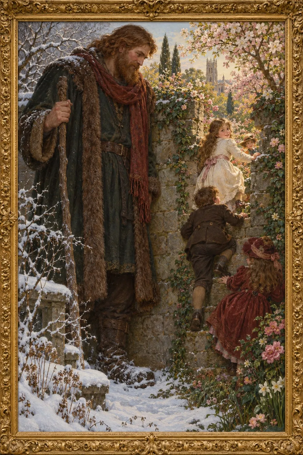 Painting for The Selfish Giant