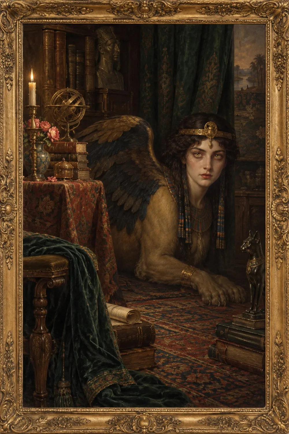 Painting for The Sphinx