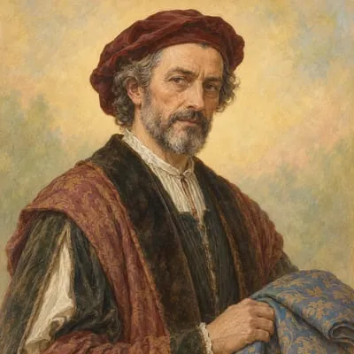 Painted portrait of Simone