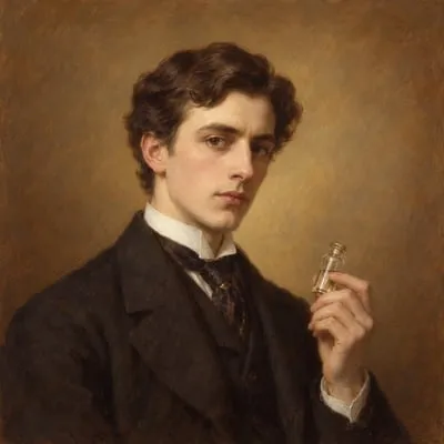 Painted portrait of Alan Campbell