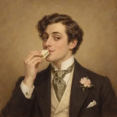 Painted portrait of Algernon Moncrieff