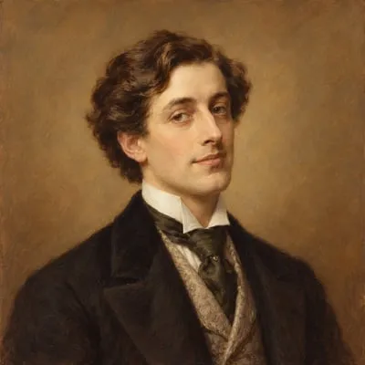 Painted portrait of Gilbert