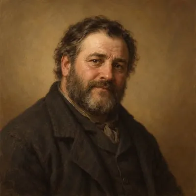 Painted portrait of Hugo, the Headsman