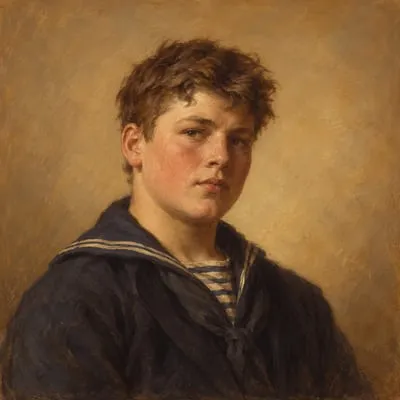 Painted portrait of James Vane