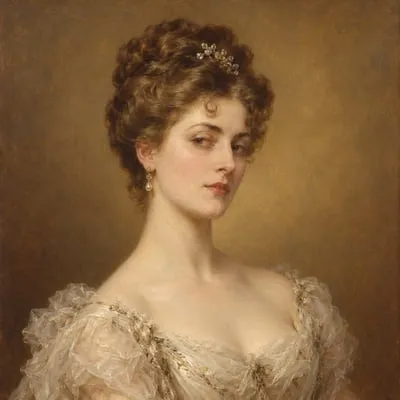 Painted portrait of Lady Plymdale