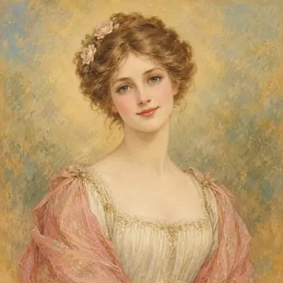 Painted portrait of Sybil Merton