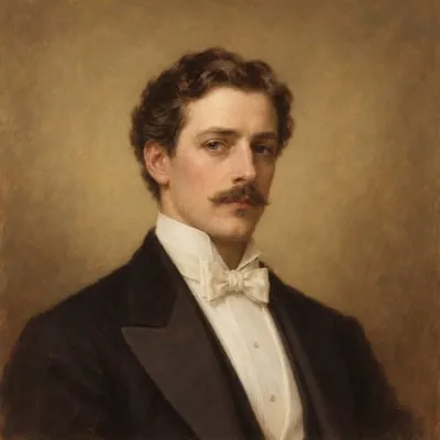 Painted portrait of Lord Windermere