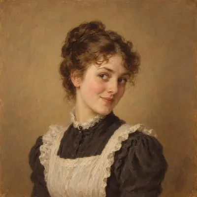 Painted portrait of Mistress Lucy