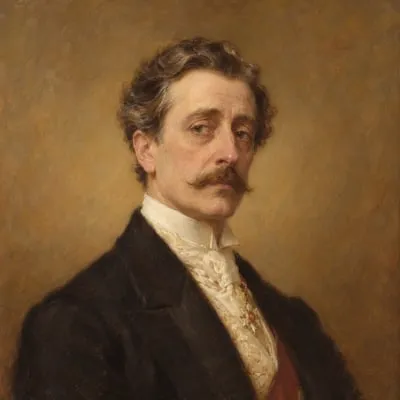 Painted portrait of Marquis de Poivrard