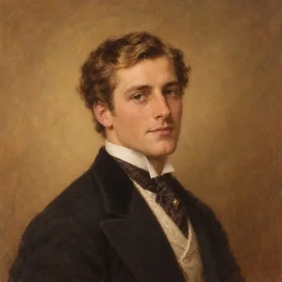 Painted portrait of Mr Hopper