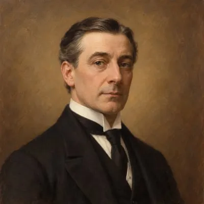 Painted portrait of Parker