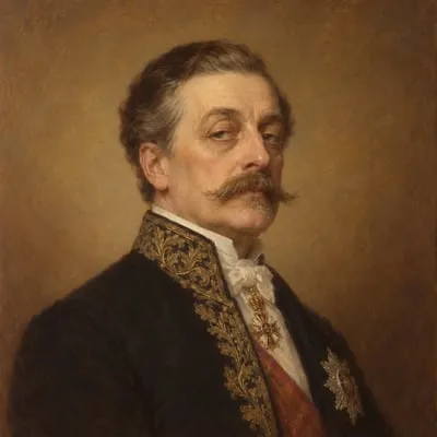 Painted portrait of Prince Petrovitch