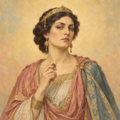 Painted portrait of Herodias
