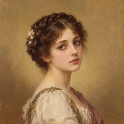 Painted portrait of Sibyl Vane