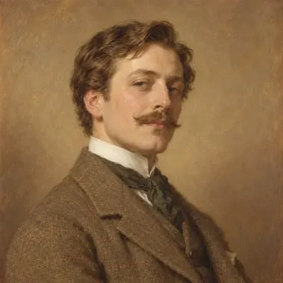 Painted portrait of Sir Geoffrey Clouston
