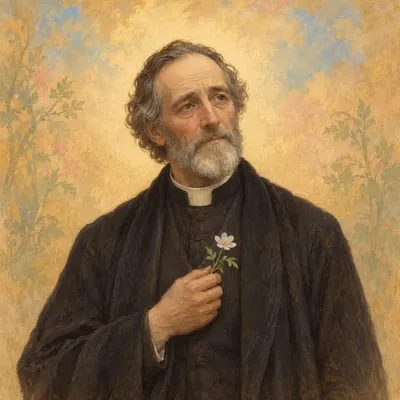 Painted portrait of The Priest