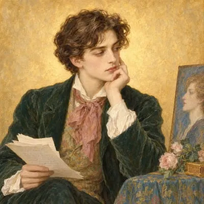 Painted portrait of The narrator