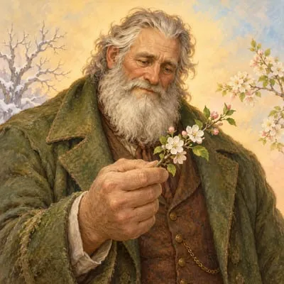 Painted portrait of The Selfish Giant
