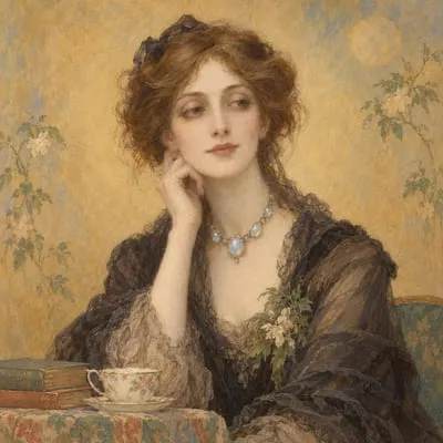 Painted portrait of Lady Alroy