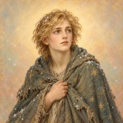 Painted portrait of The Star-Child