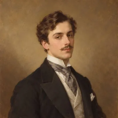 Painted portrait of Vicomte de Nanjac