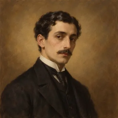 Painted portrait of Victor