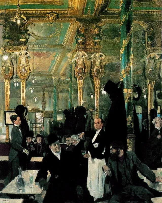 The Café Royal, London, by William Orpen (1912)